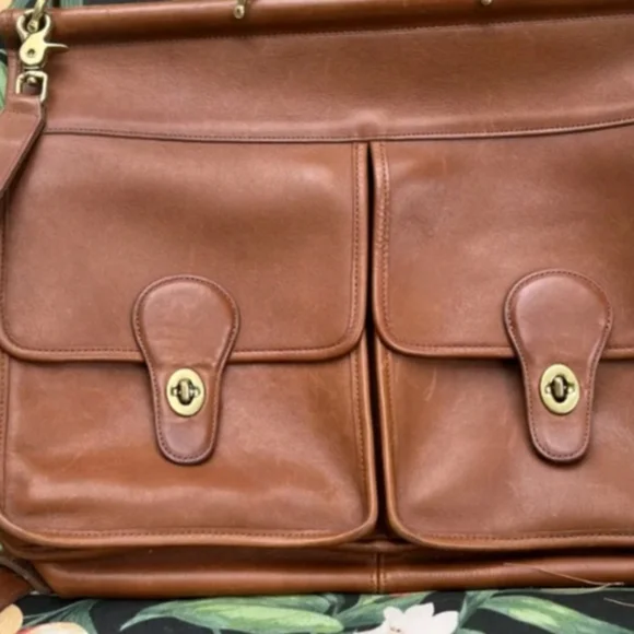 Vintage Coach│Brown BriefcaseHandbag│Doctor Bag
